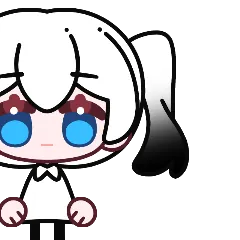 头发 马尾 左侧 A 4 渐变